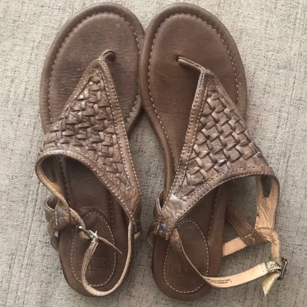 Barely used Frye sandals. Real leather. No arch support
